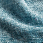 Close-up of textured blue fabric