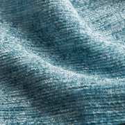Close-up of textured blue fabric