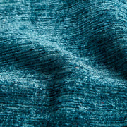 Close-up of textured blue fabric