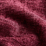 Close-up of textured burgundy fabric