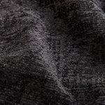 Close-up of textured black fabric